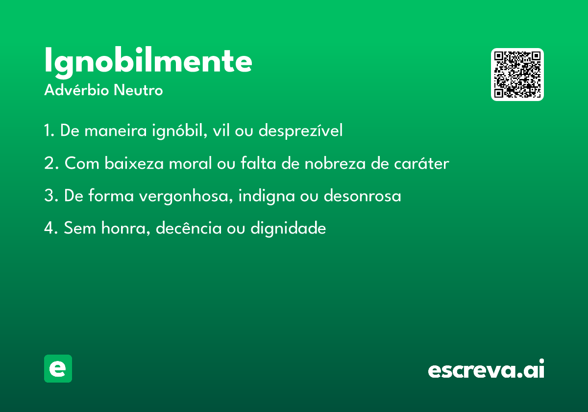 ignobilmente