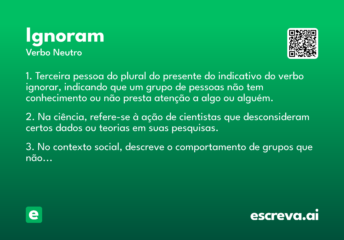 ignoram