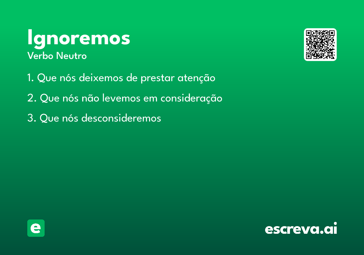 ignoremos