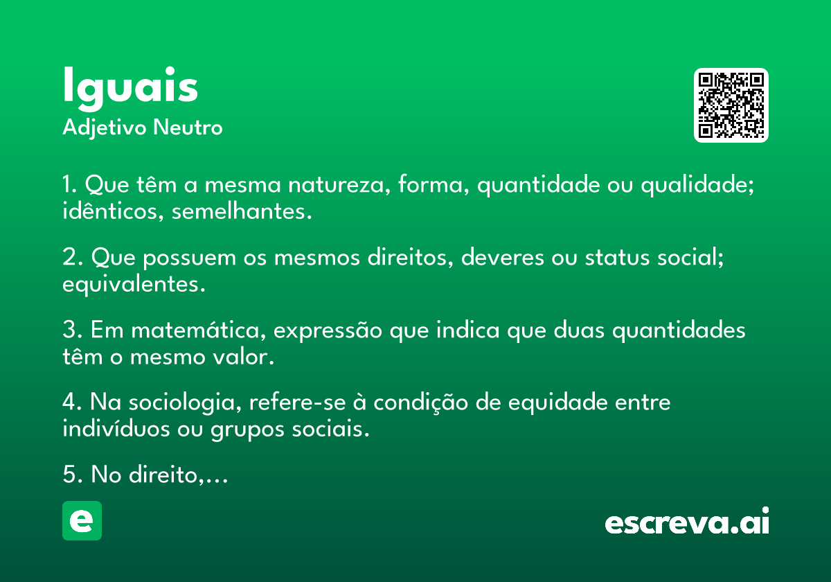 iguais