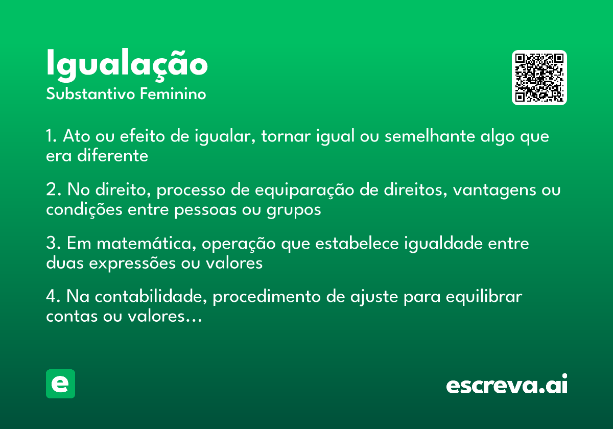 igualação