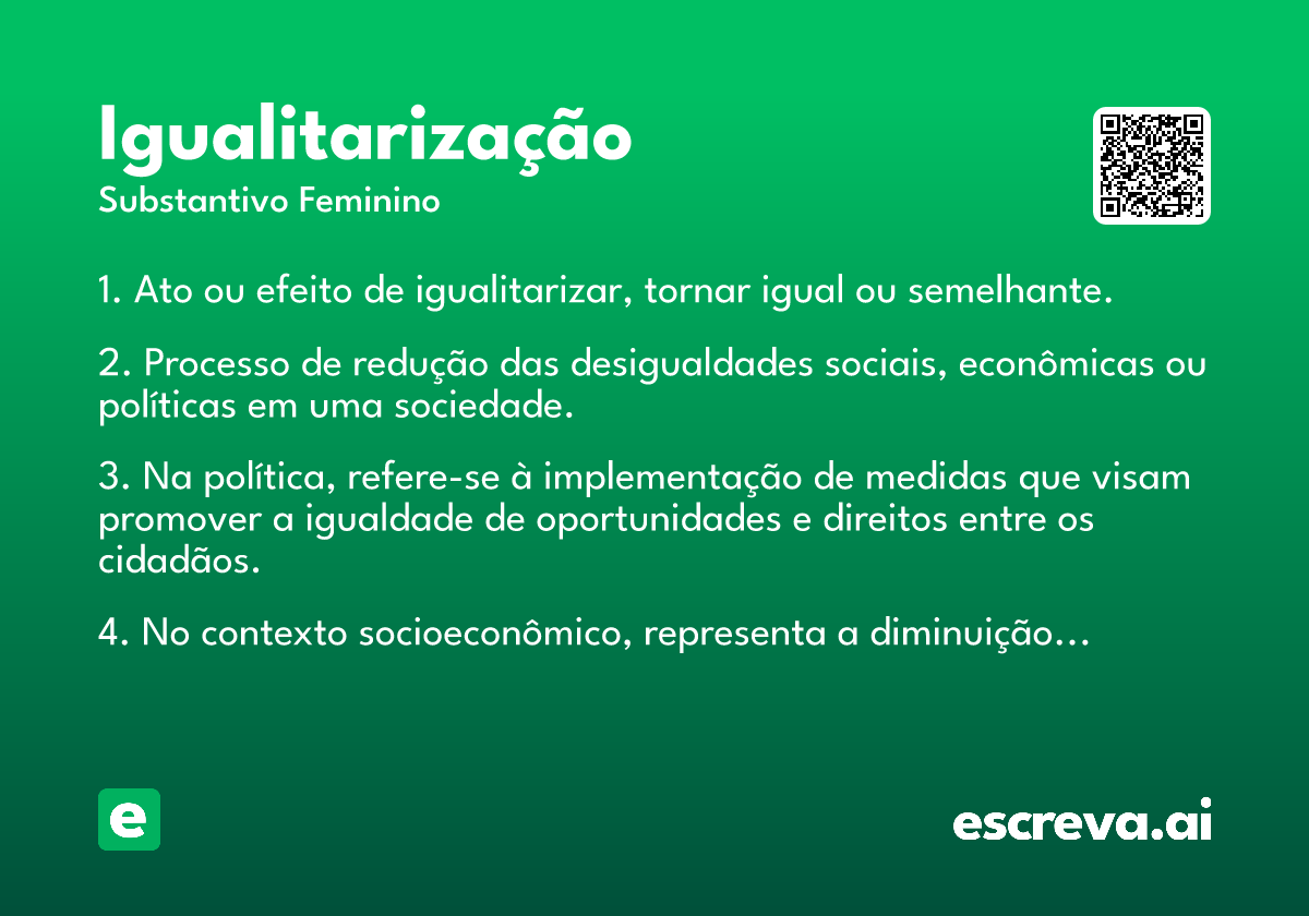 igualitarização