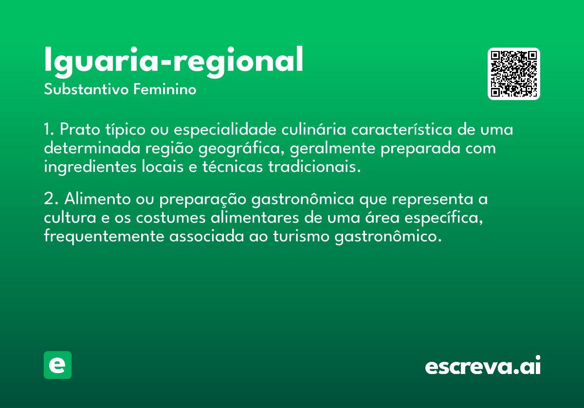 iguaria-regional