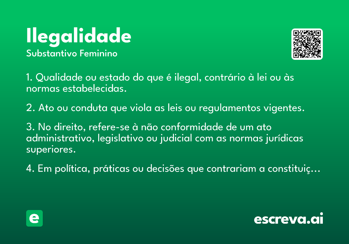 ilegalidade
