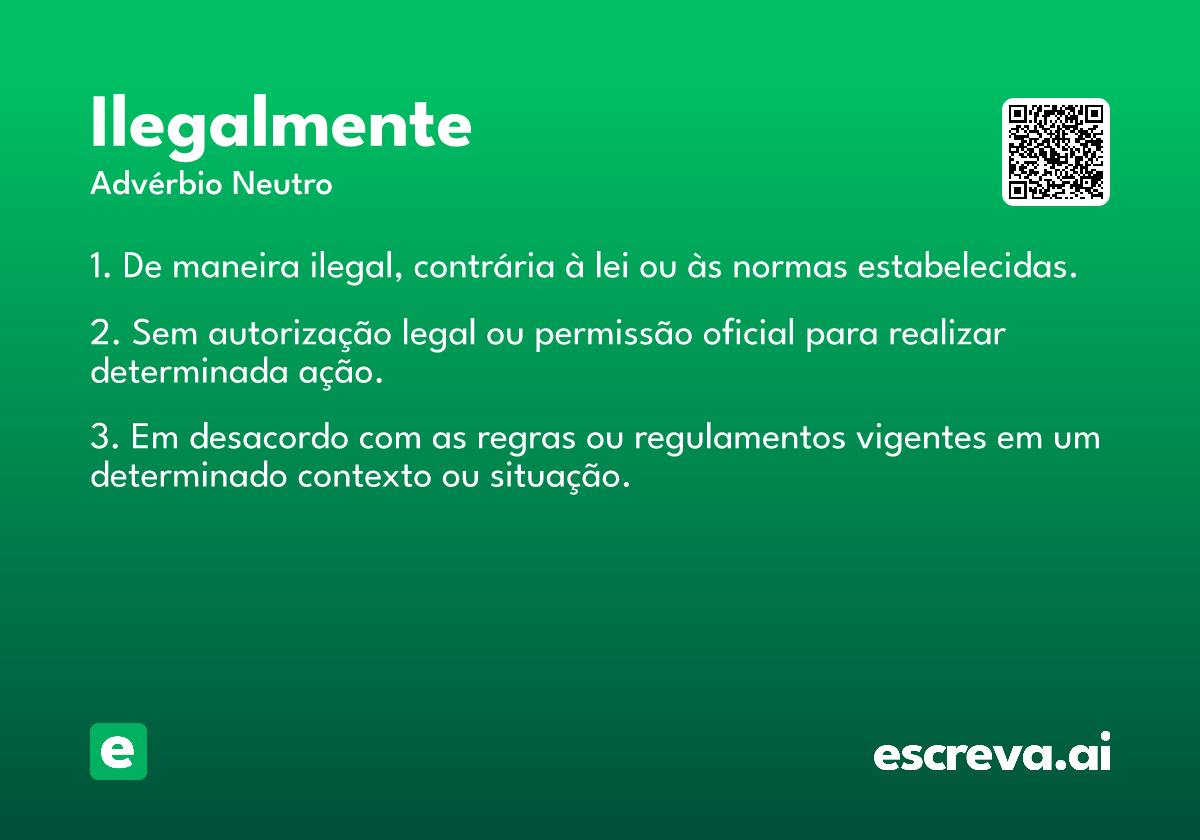 ilegalmente