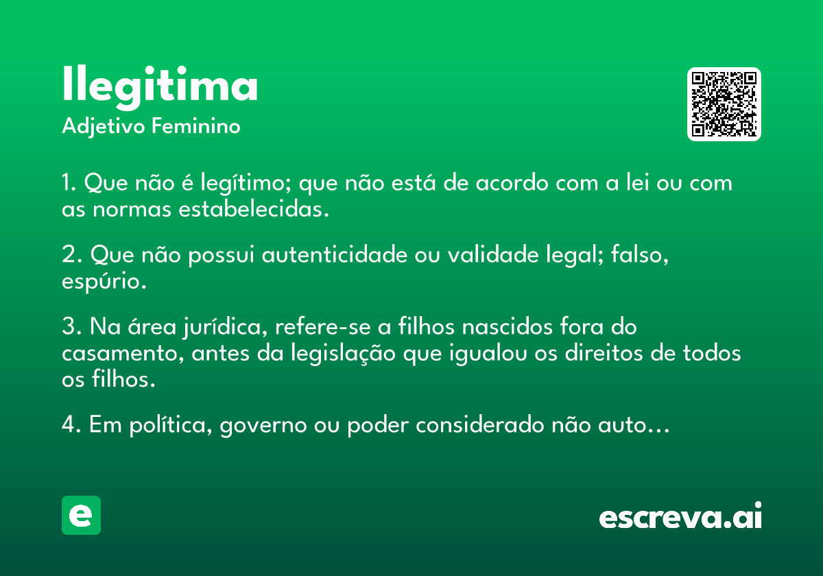 ilegitima