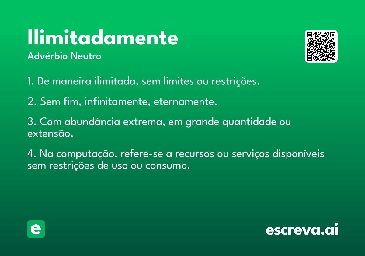 ilimitadamente