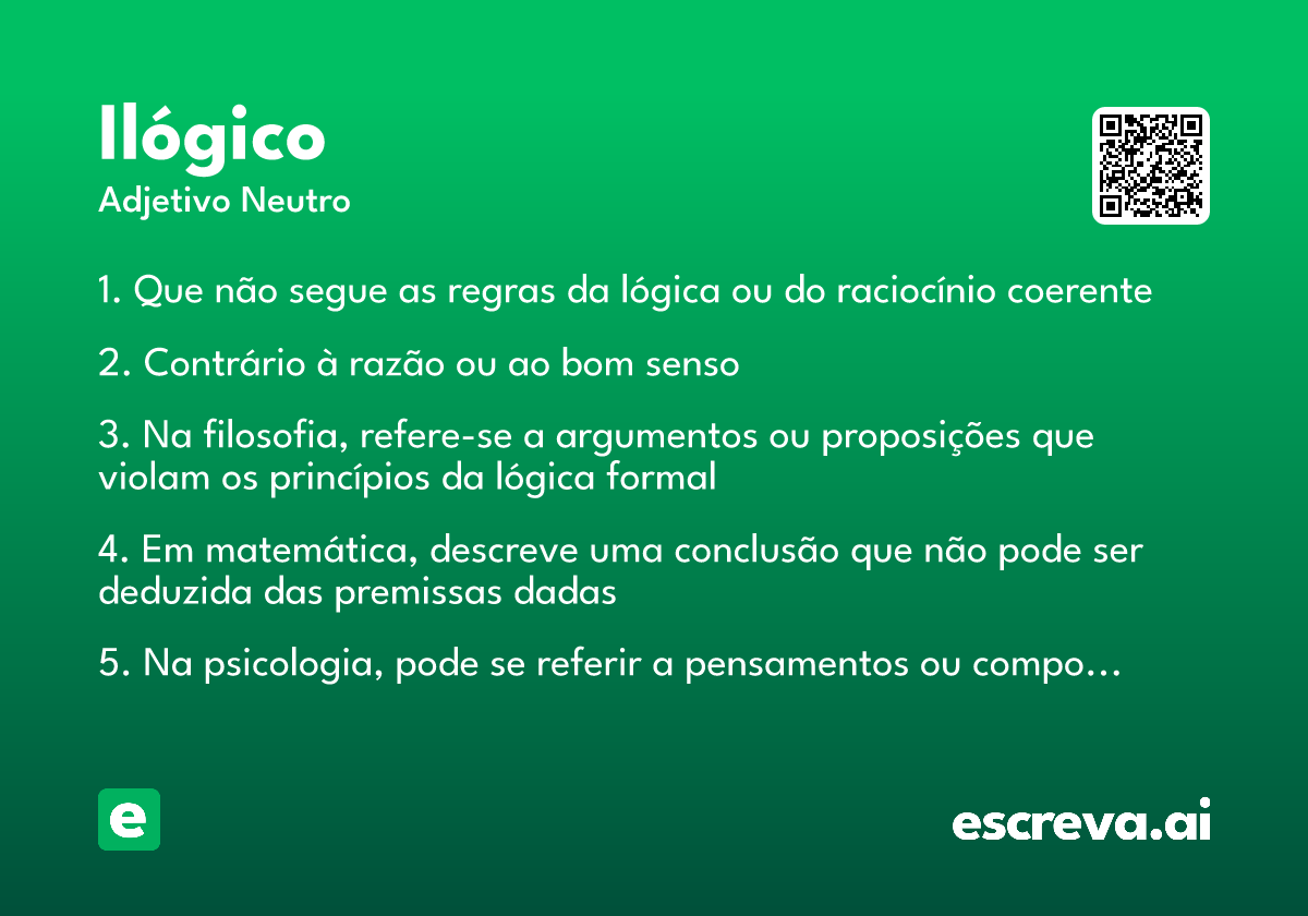 ilógico