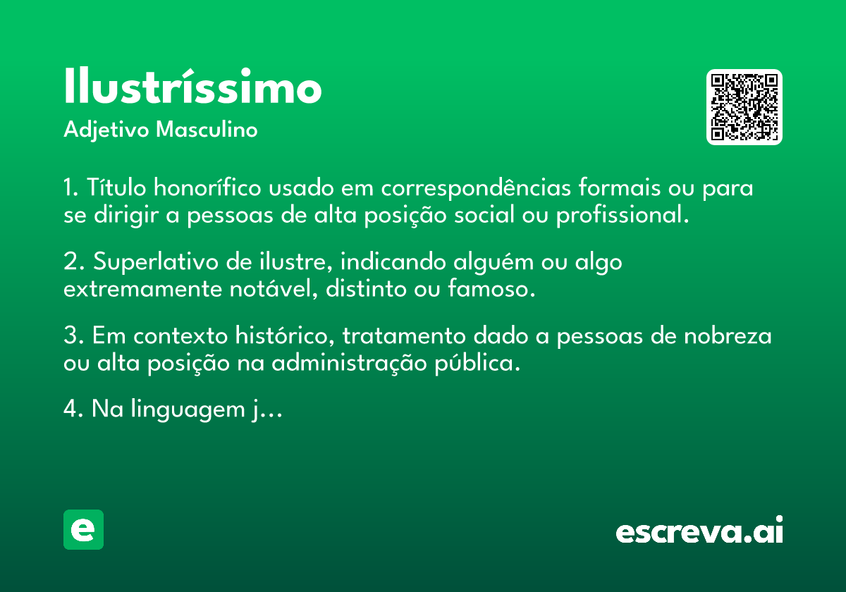 ilustríssimo