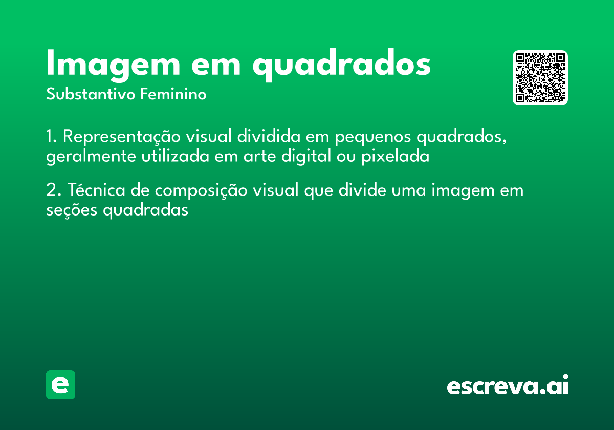 imagem em quadrados