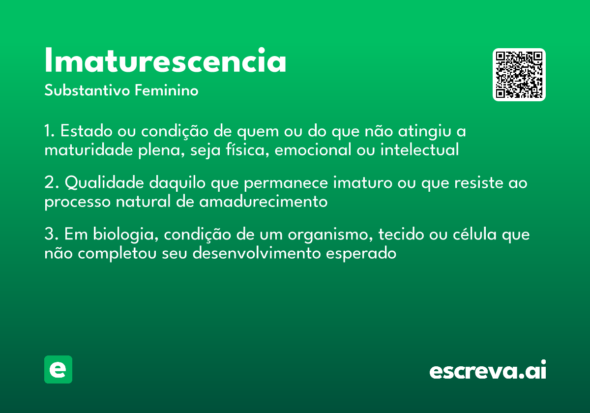 imaturescencia