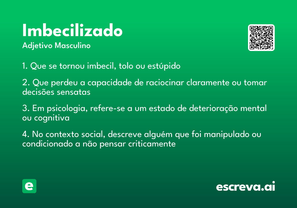imbecilizado