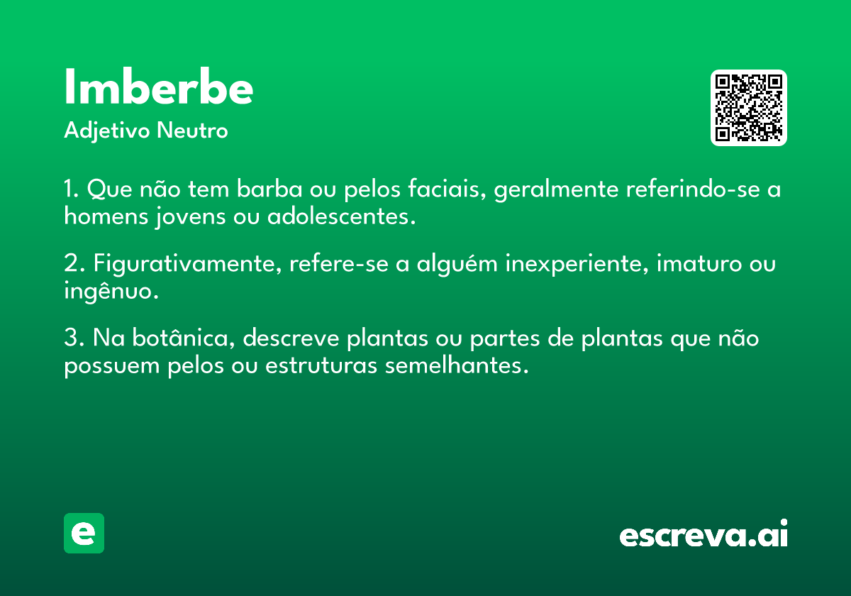 imberbe