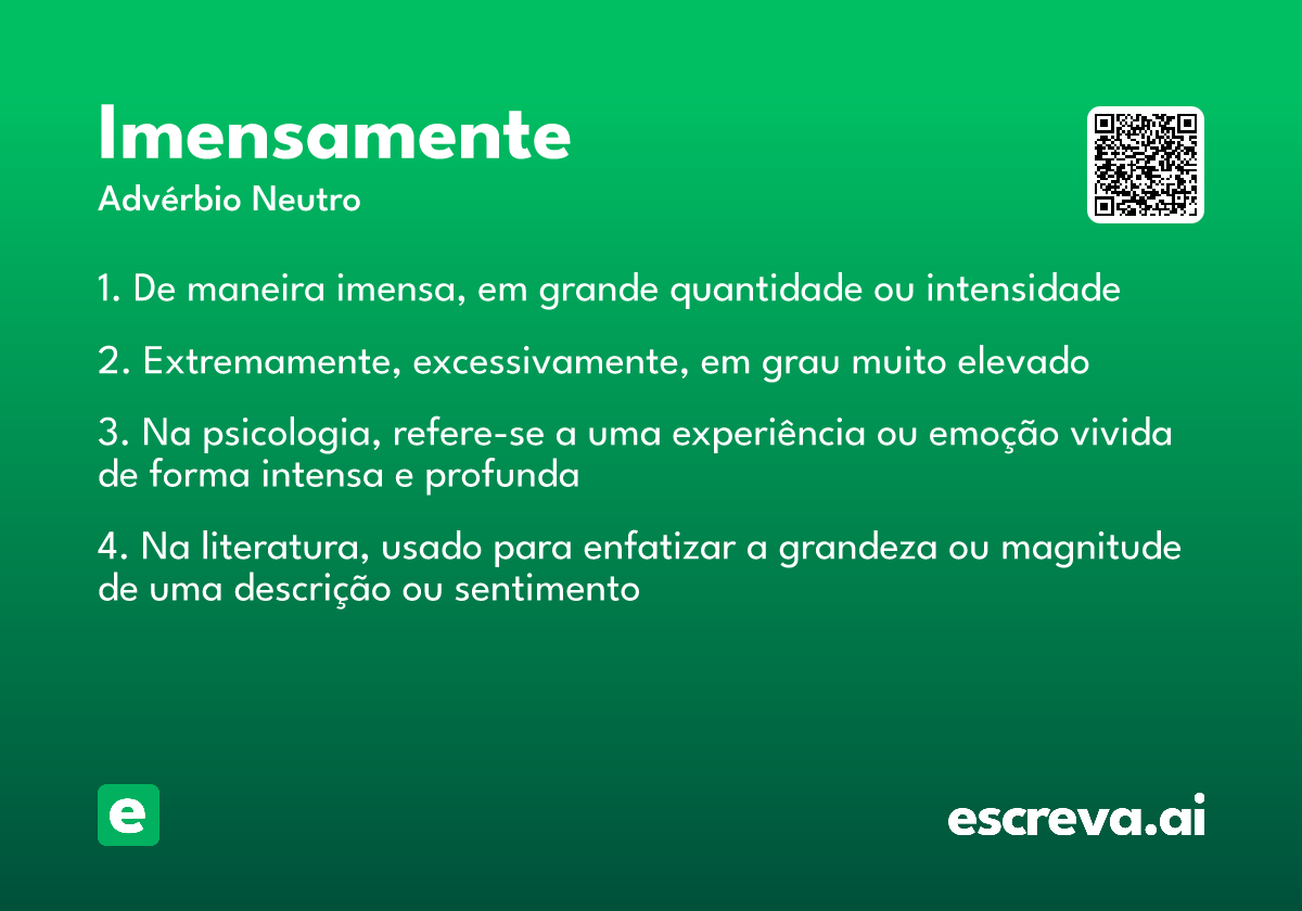 imensamente