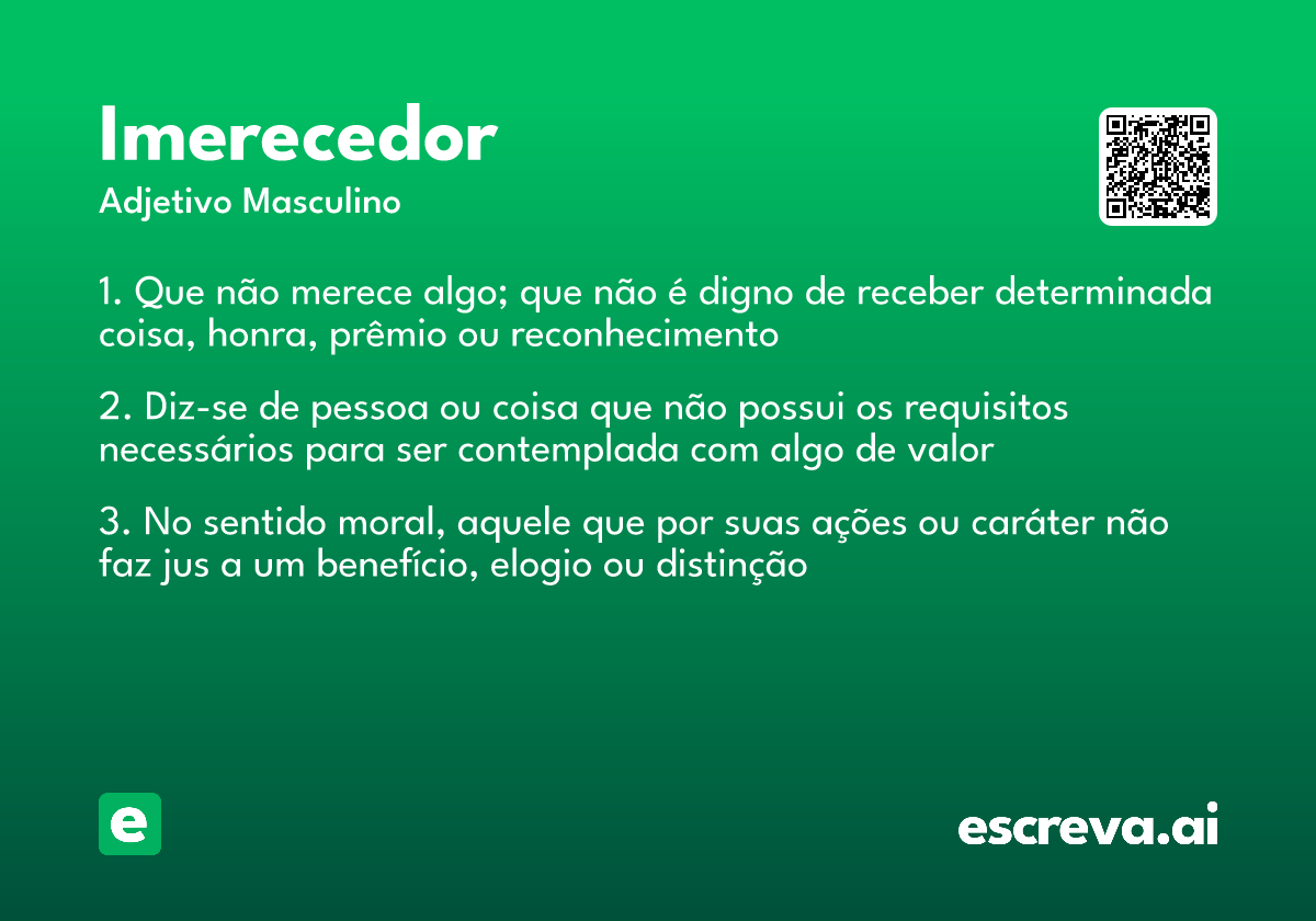 imerecedor