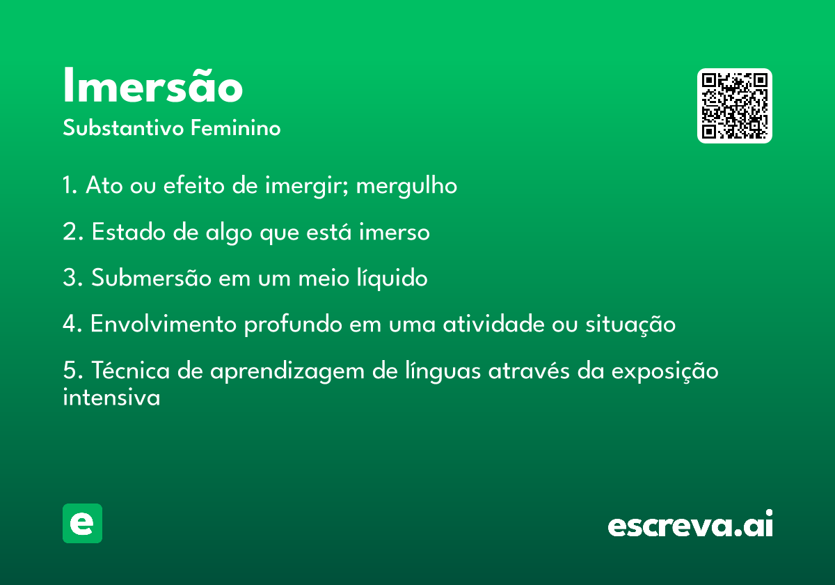imersão