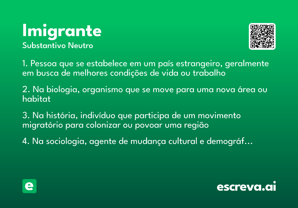 imigrante