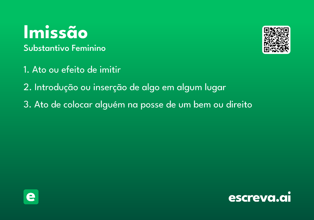imissão