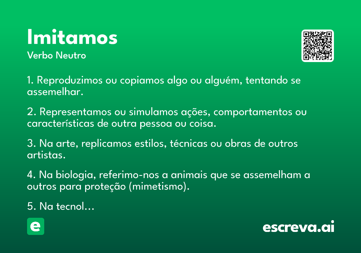 imitamos