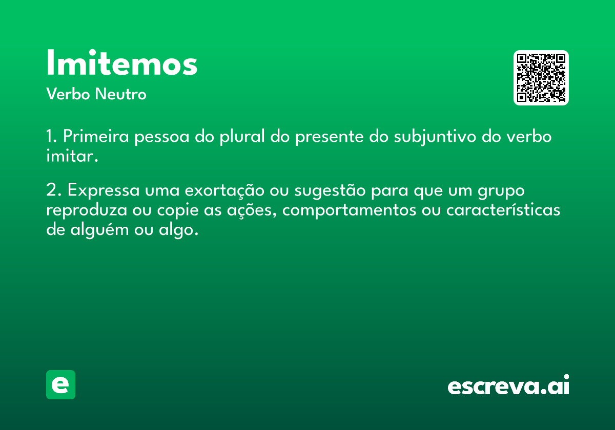 imitemos