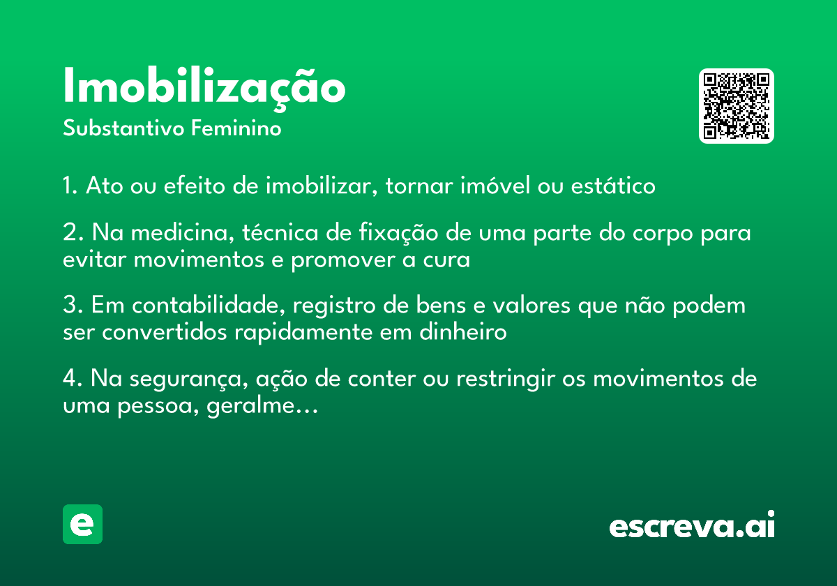 imobilização