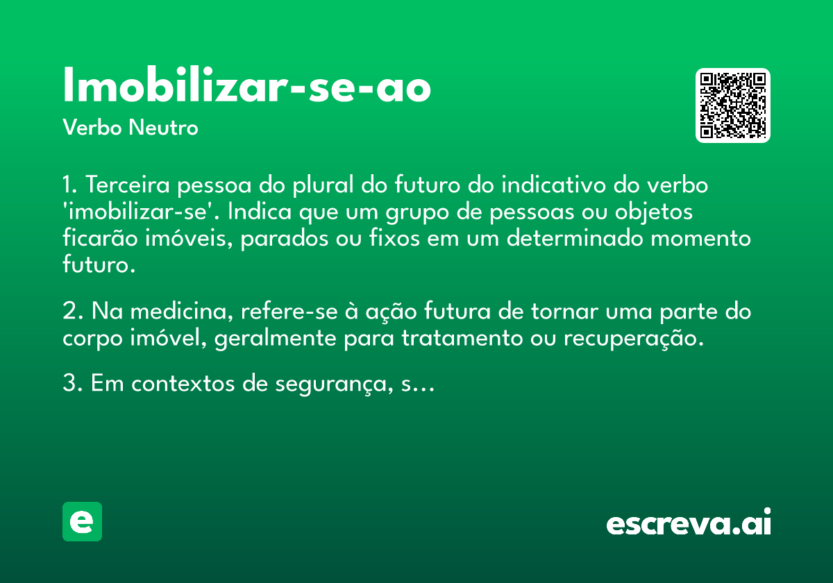 imobilizar-se-ao
