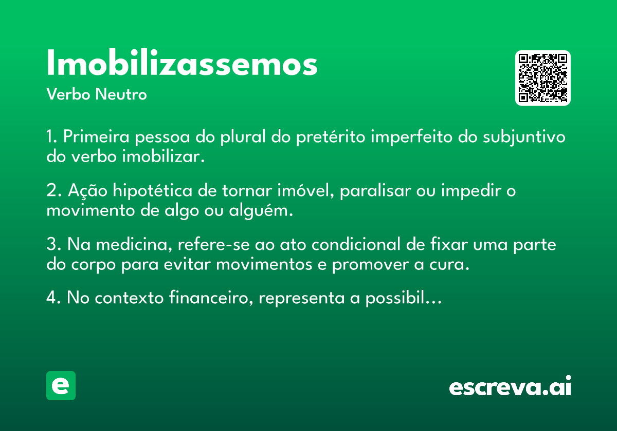 imobilizassemos