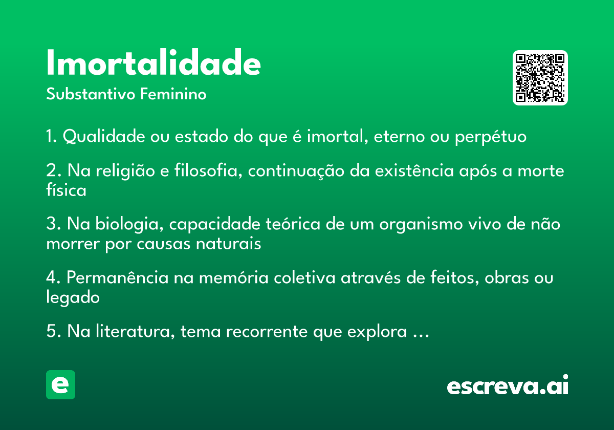 imortalidade