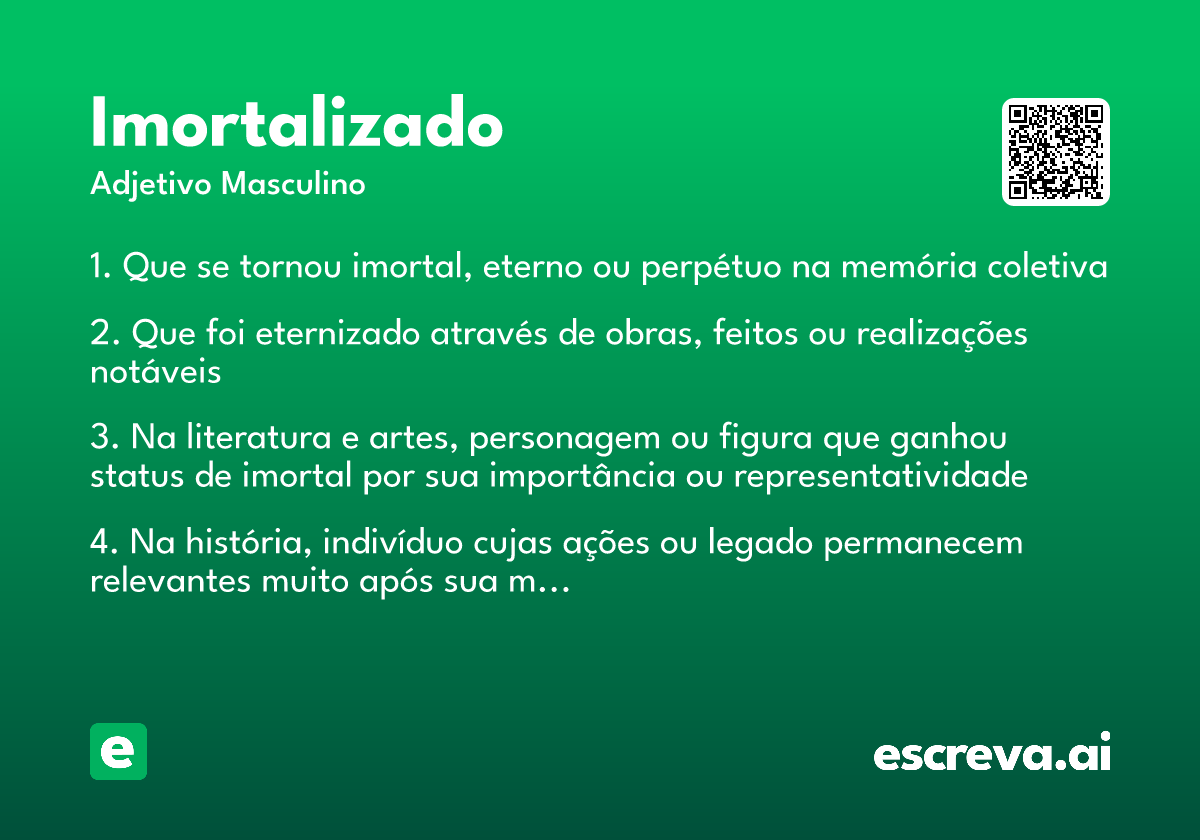 imortalizado