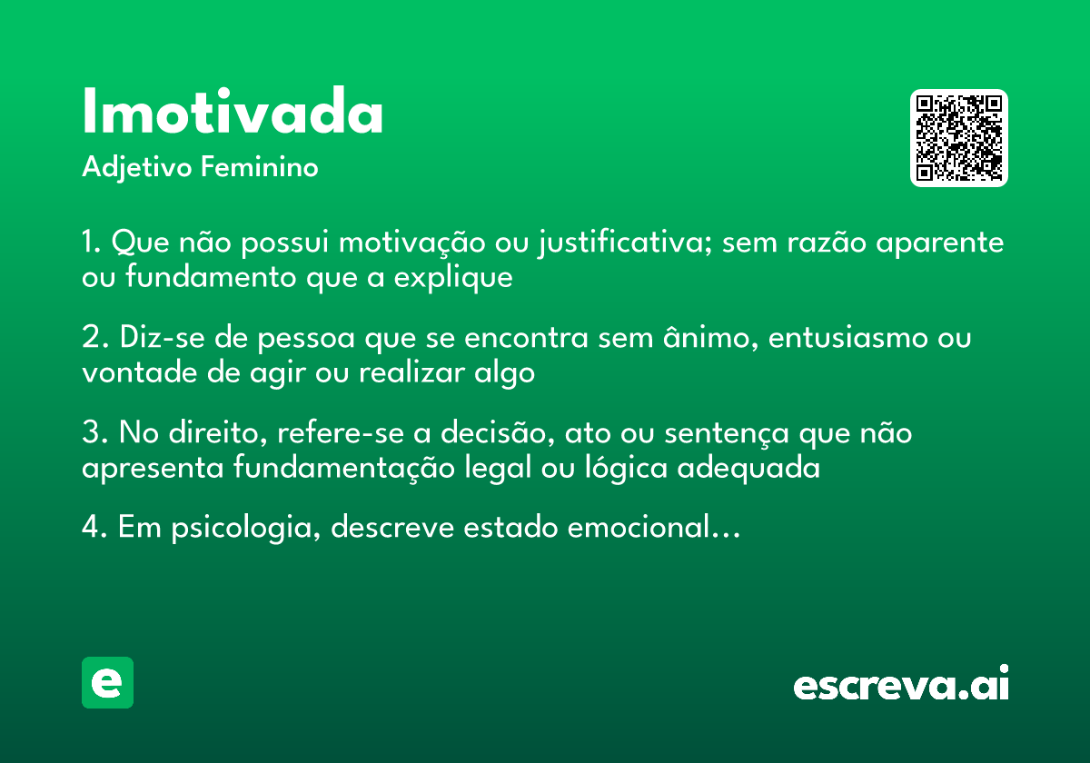 imotivada