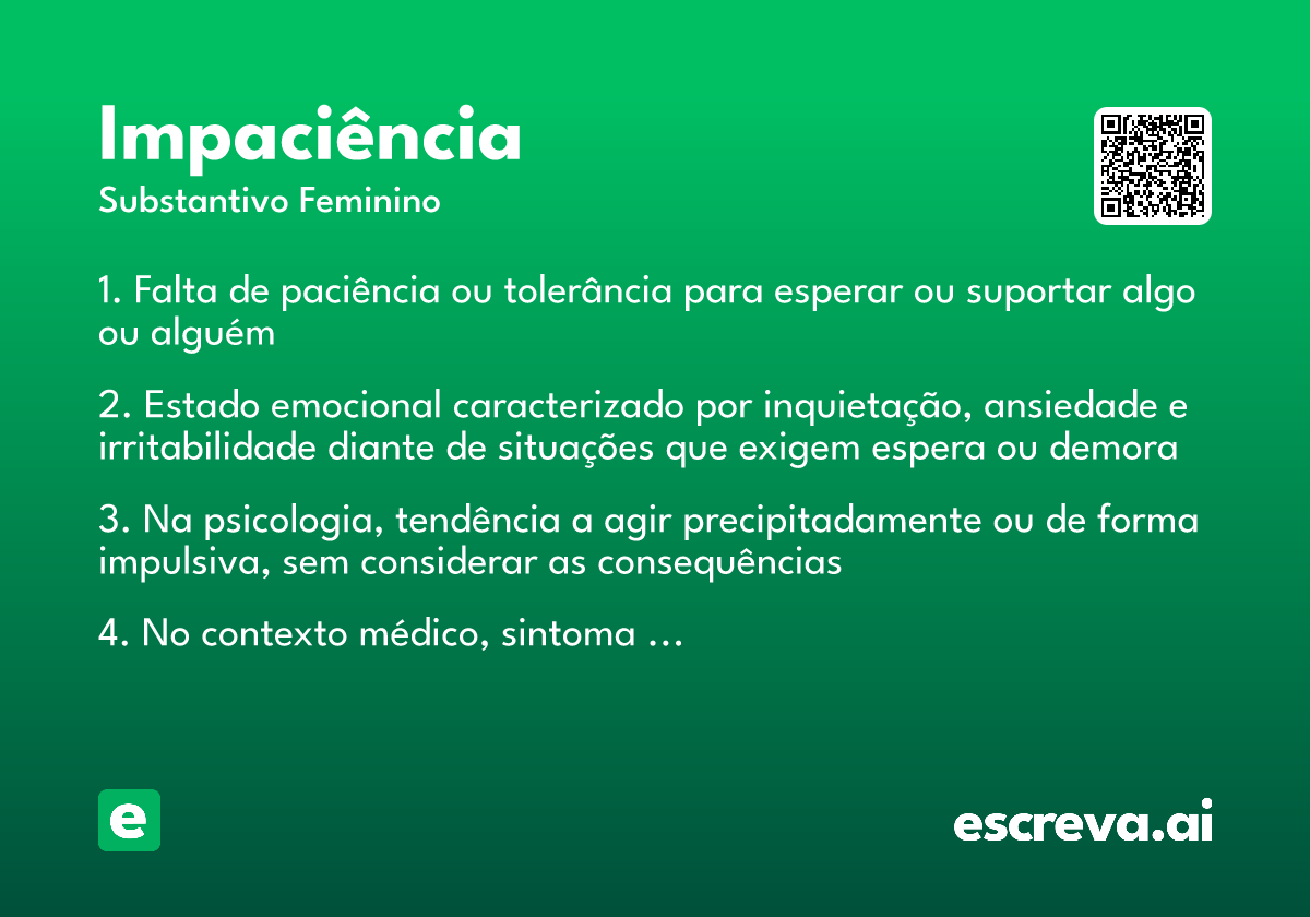 impaciência