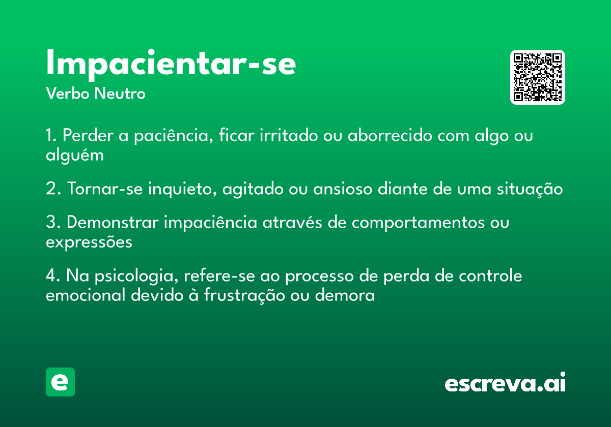 impacientar-se