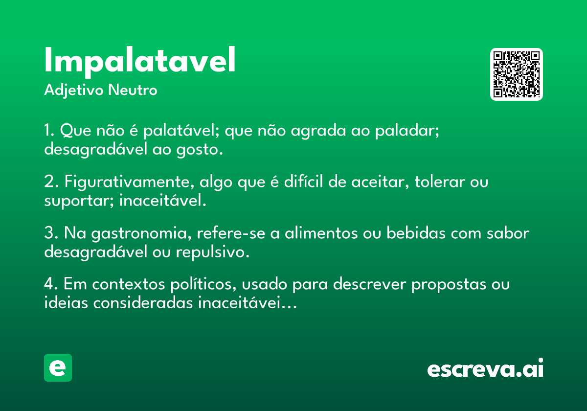 impalatavel