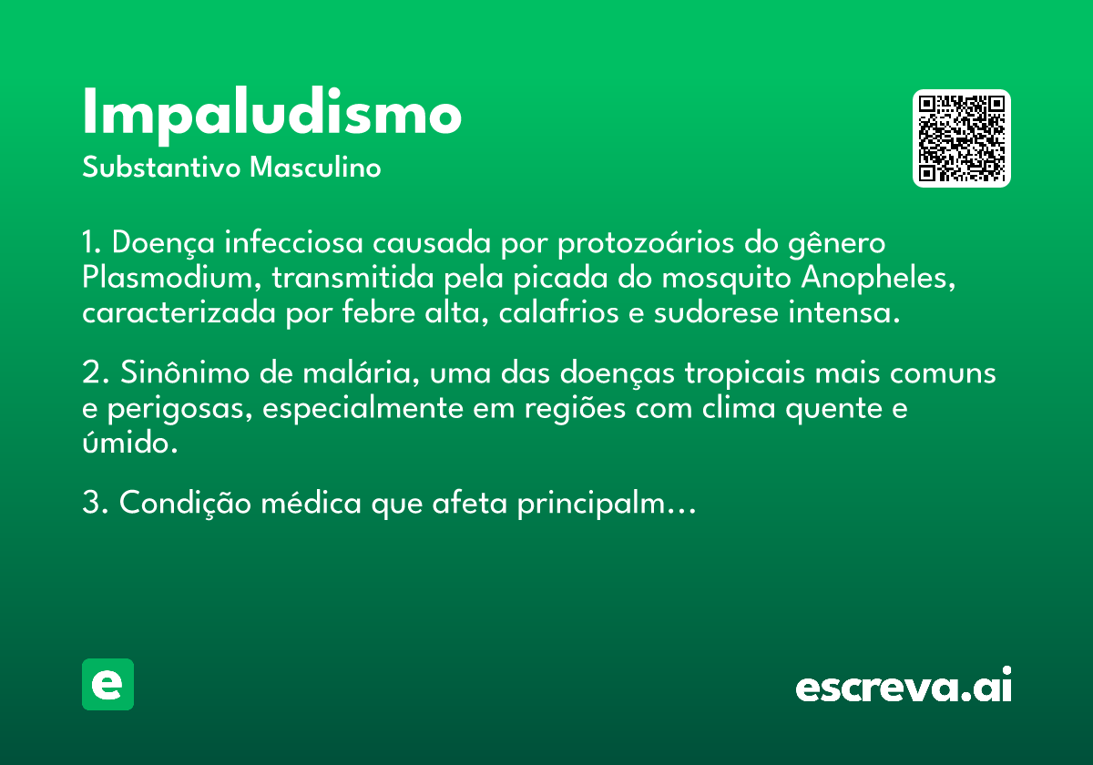impaludismo