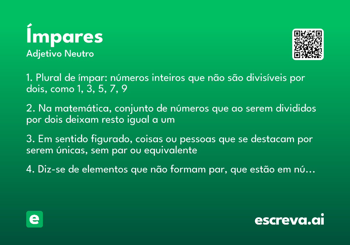 ímpares