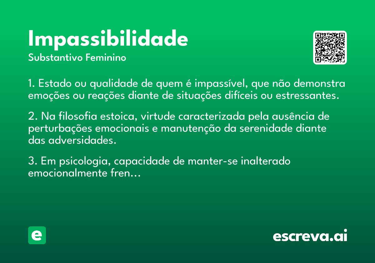 impassibilidade