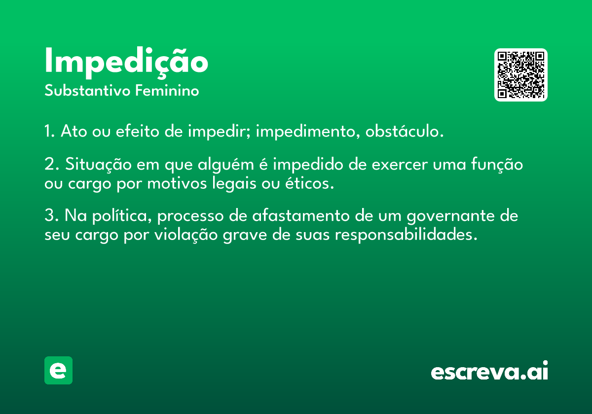 impedição