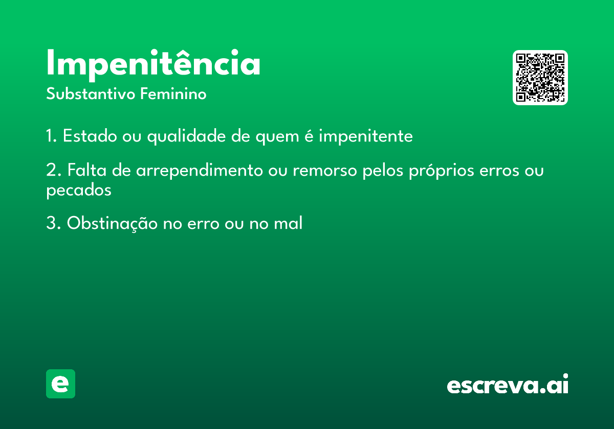 impenitência