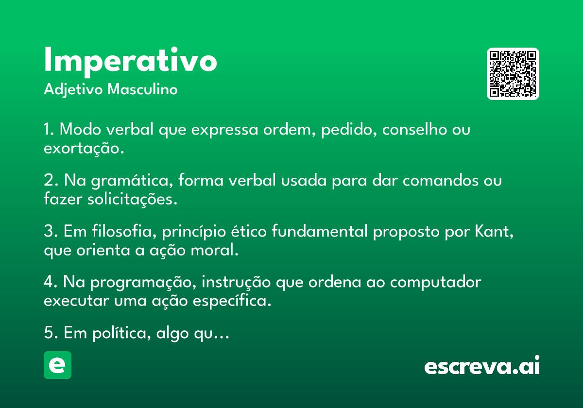 imperativo