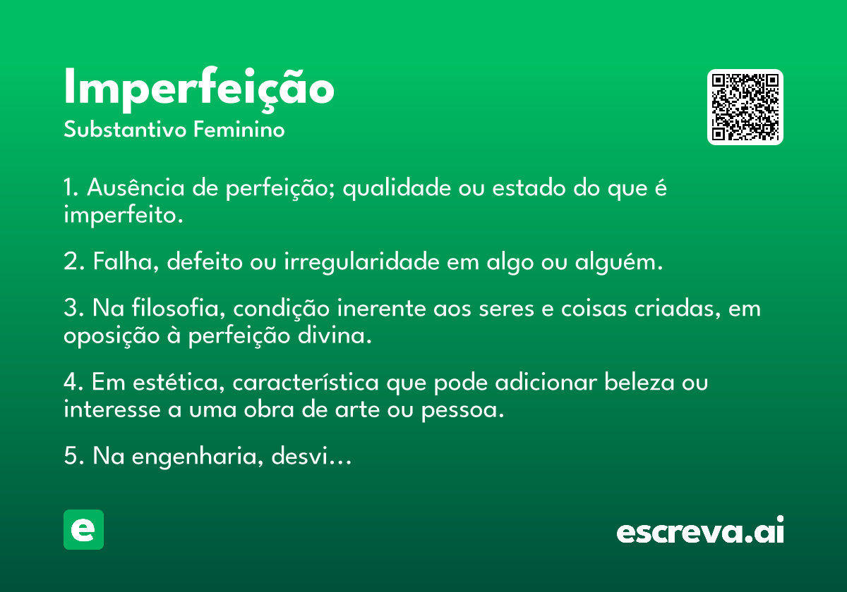 imperfeição