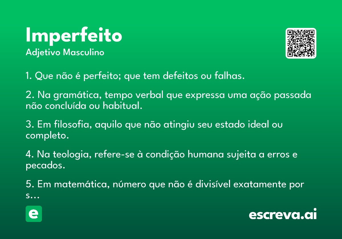 imperfeito