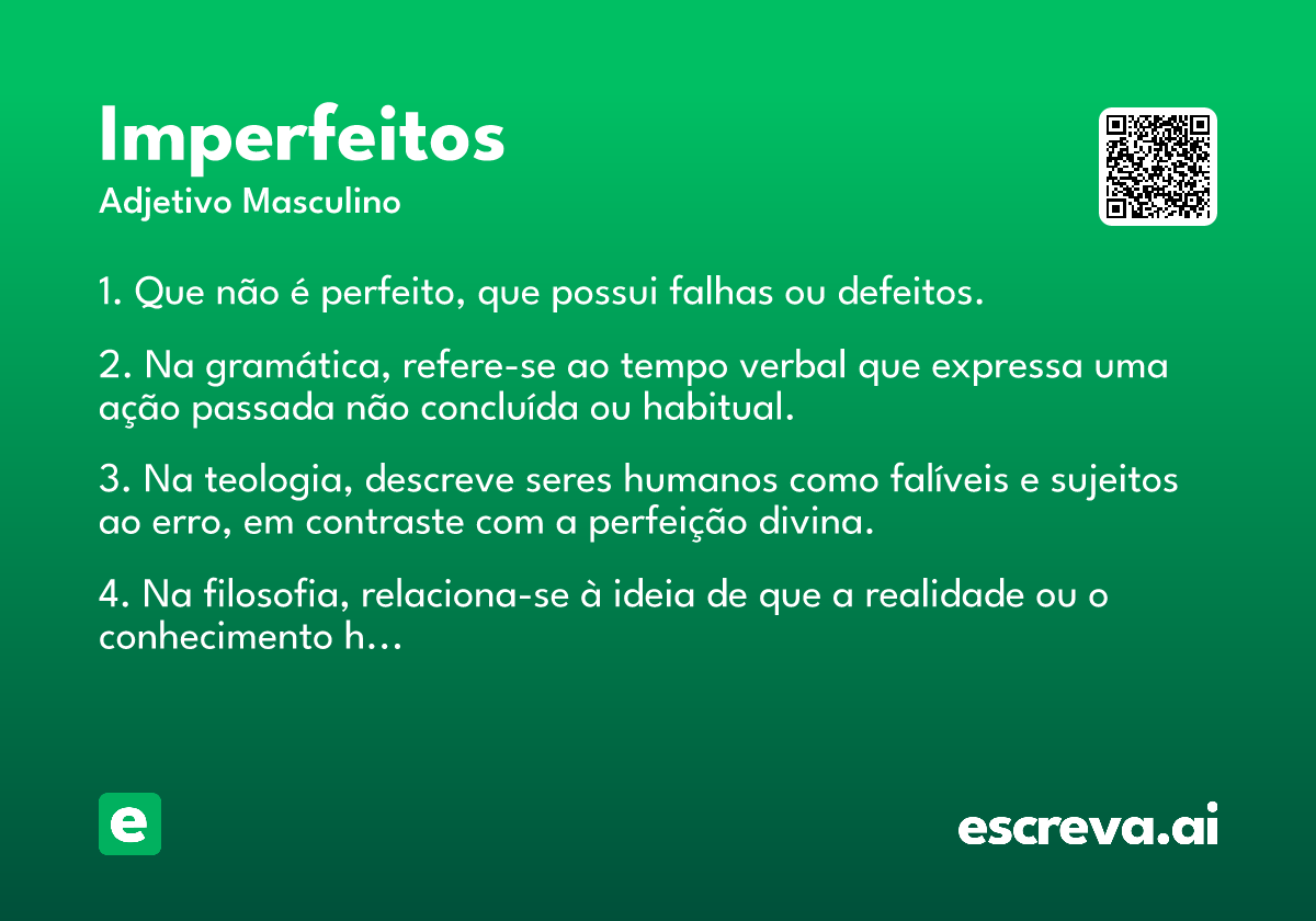 imperfeitos