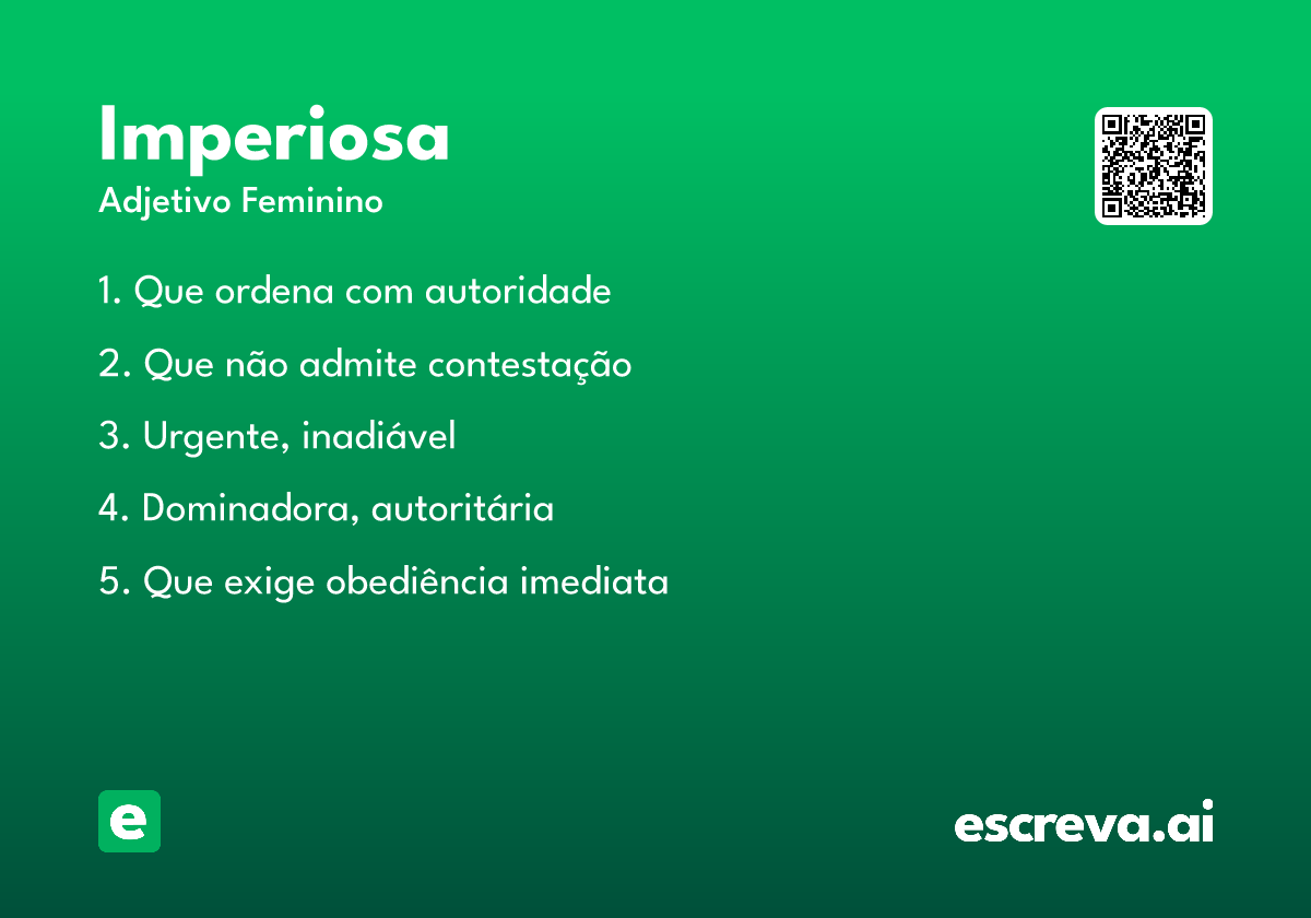 imperiosa