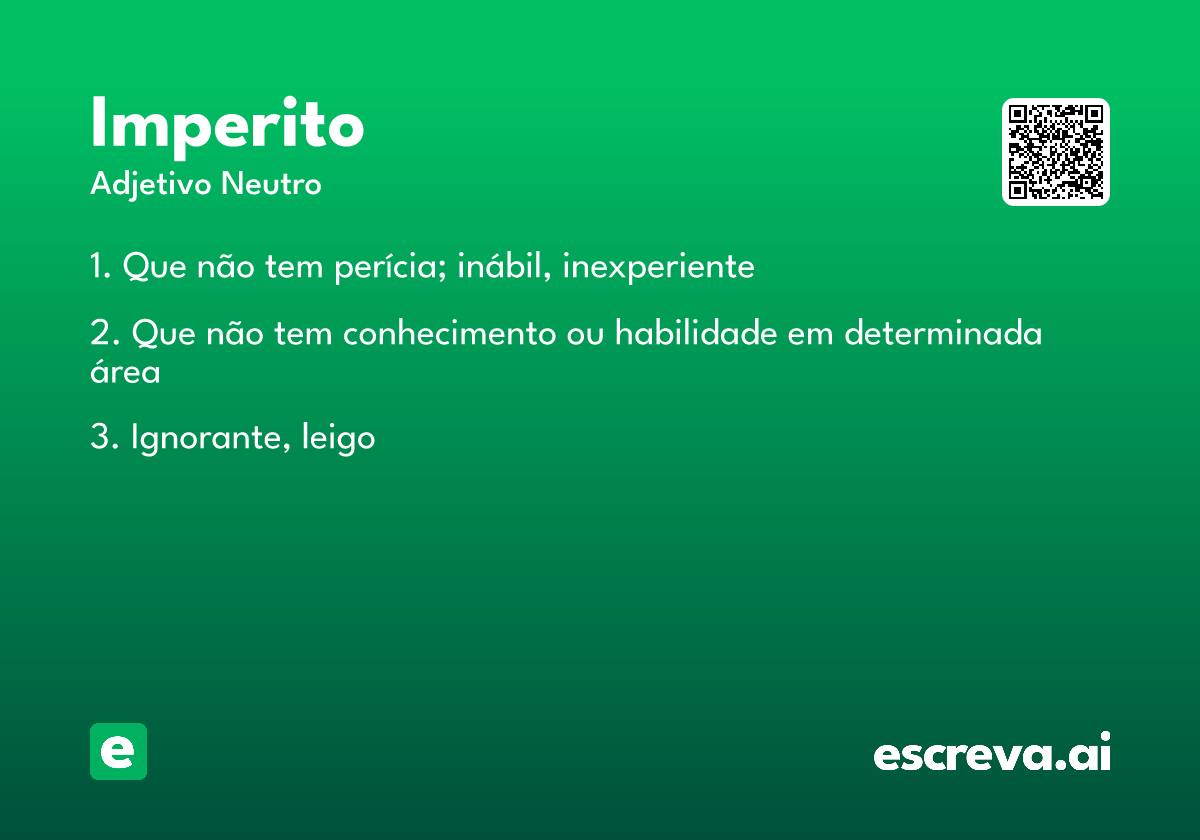 imperito