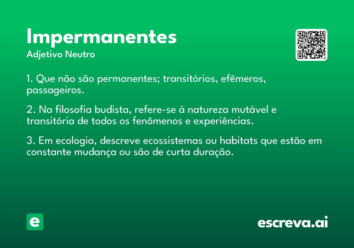 impermanentes