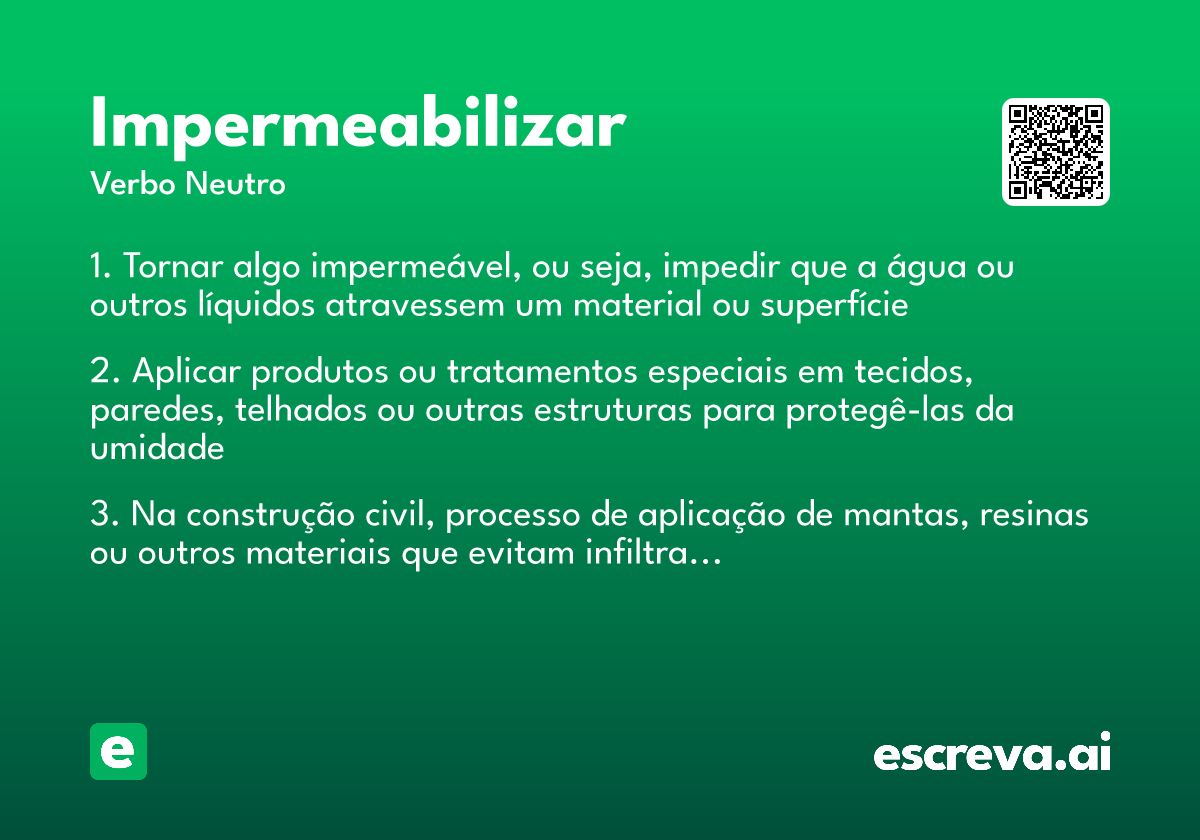 impermeabilizar