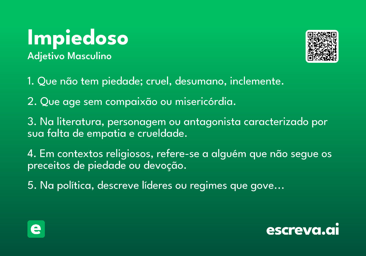 impiedoso