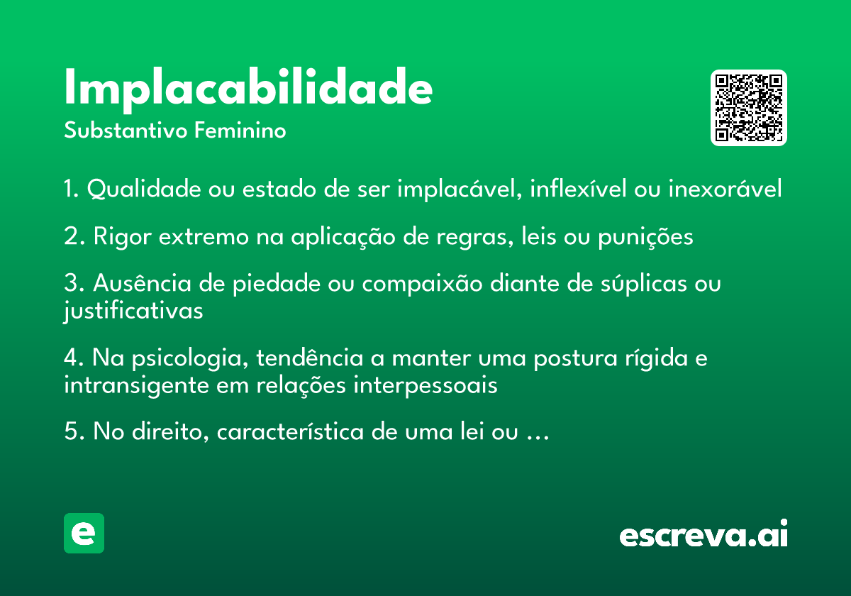 implacabilidade