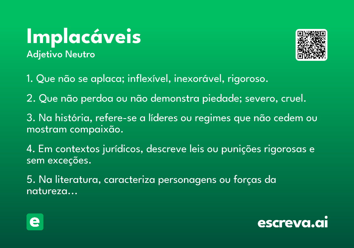 implacáveis