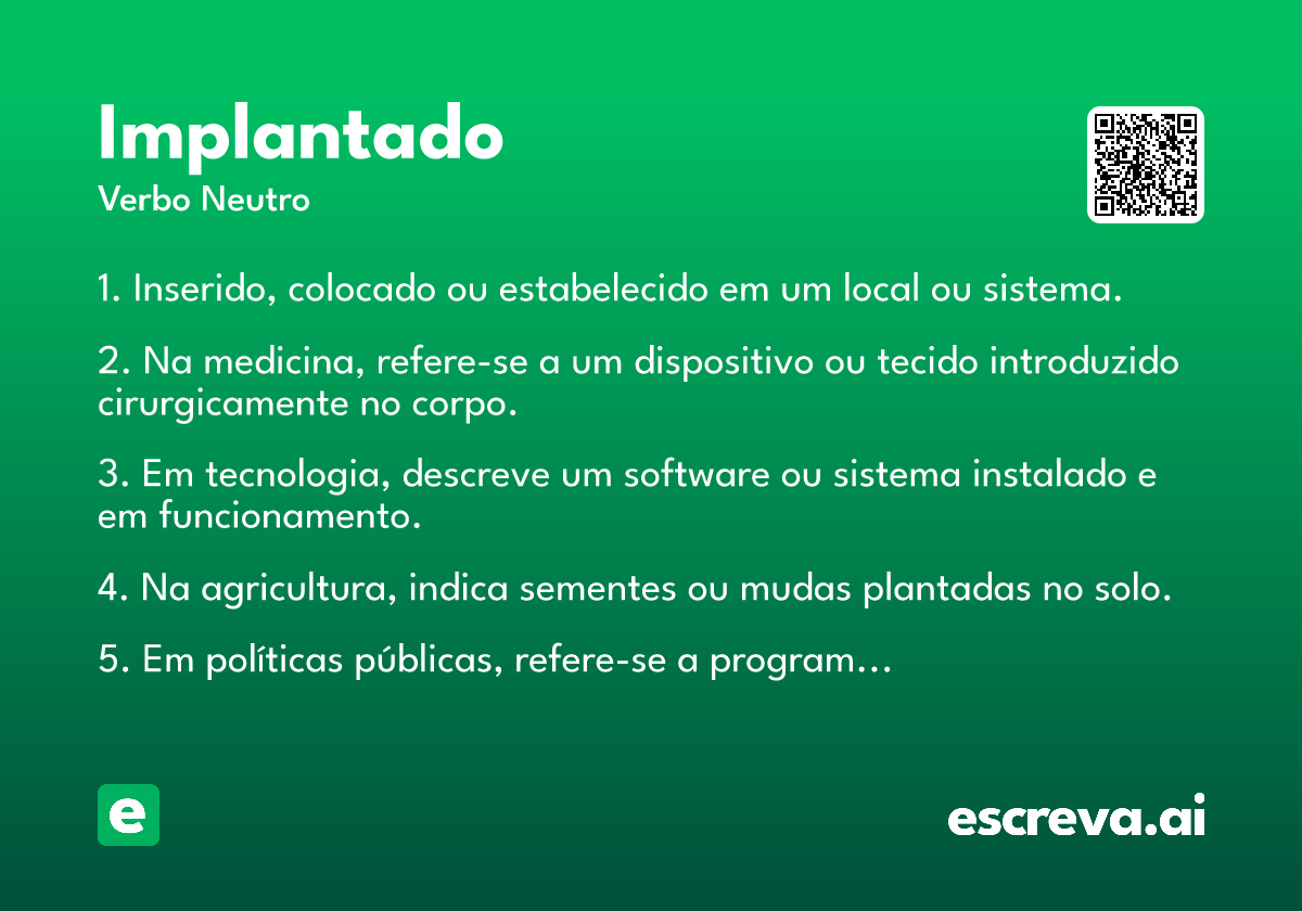 implantado